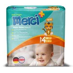پوشک بچه مرسی سایز 4 بسته 14 عددی