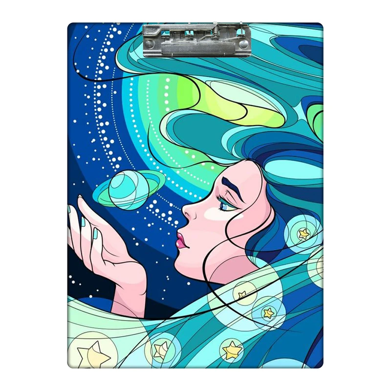 تخته شاسی طرح دخترانه و کهکشان کد 4086020  سایز A4