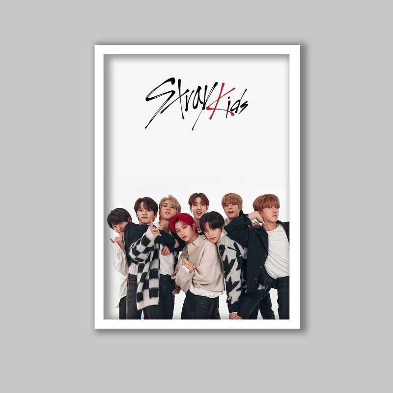 تابلو لیلیان طرح گروه اکسو کد LA-G10279 فریم سفید