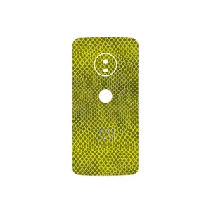 MAHOOT Yellow Snake Skin Cover Sticker for Motorola Moto G5 Plus