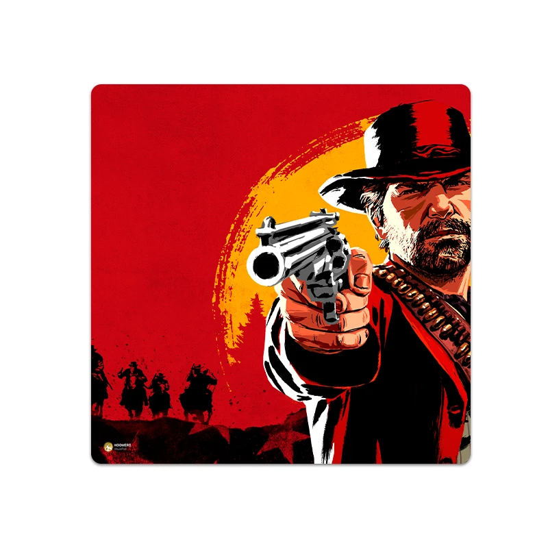 ماوس پد هومرو مدل NX443 طرح بازی Red Dead Redemption سایز 40x40 سانتی‌متر