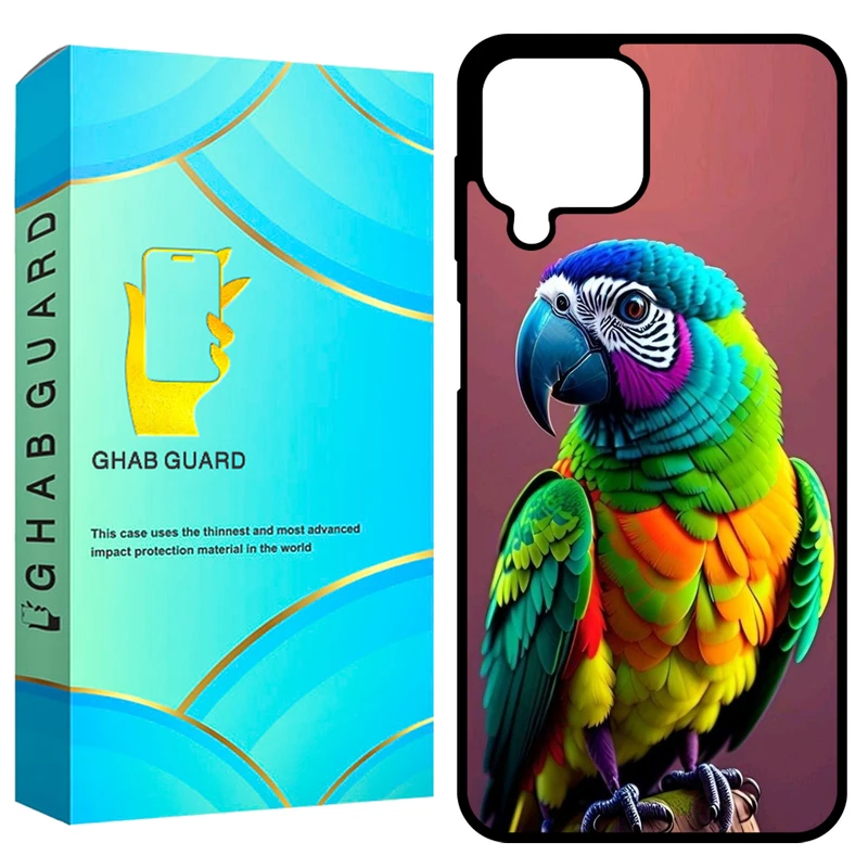 کاور قاب گارد طرح طوطی مدل GCHPA12 مناسب برای گوشی موبایل سامسونگ Galaxy A12 / A12 Nacho / M12 