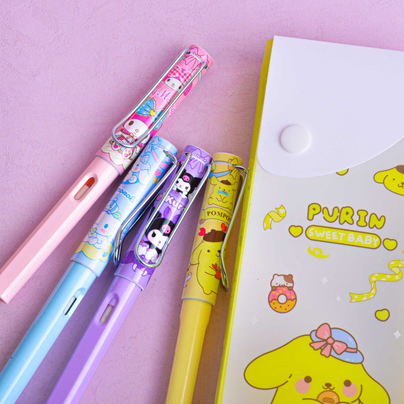 بسته لوازم تحریر مدل کرومی طرح سانریو بسته 5 عددی