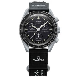 ساعت مچی عقربه‌ای مردانه کوارتز مدل سه موتور فعال کرنوگراف کد Mission to the Moon