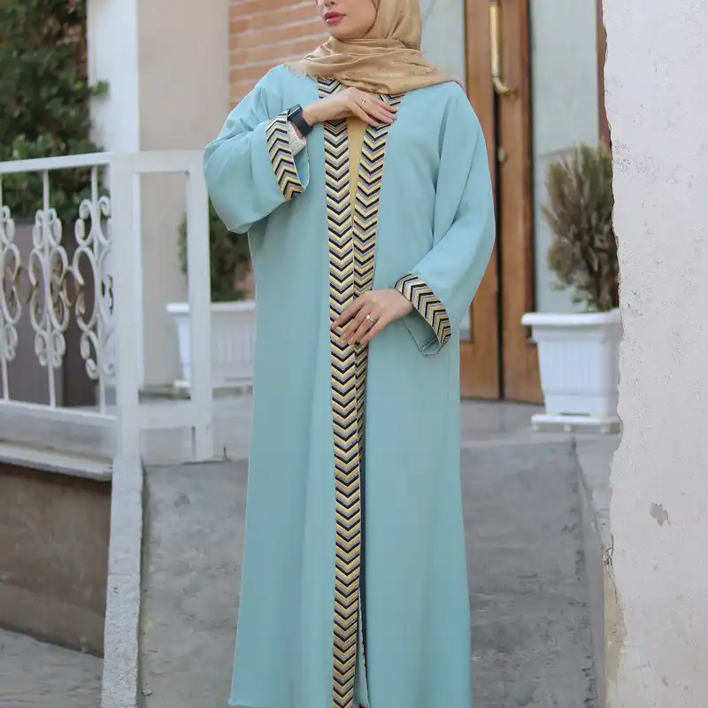 مانتو زنانه مدل عبایی مجلسی کد 121