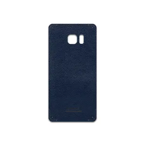 MAHOOT Deep-Blue-Leather Cover Sticker for Samsung Galaxy Note 7