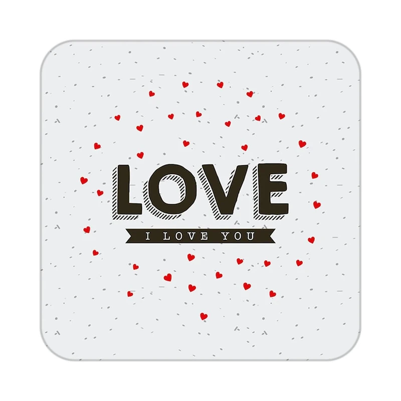 زیر لیوانی کاکتی طرح عاشقانه مدل mp36643