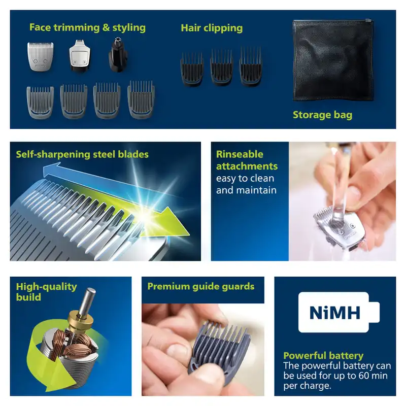 ماشین اصلاح موی سر و صورت فیلیپس مدل MG3740