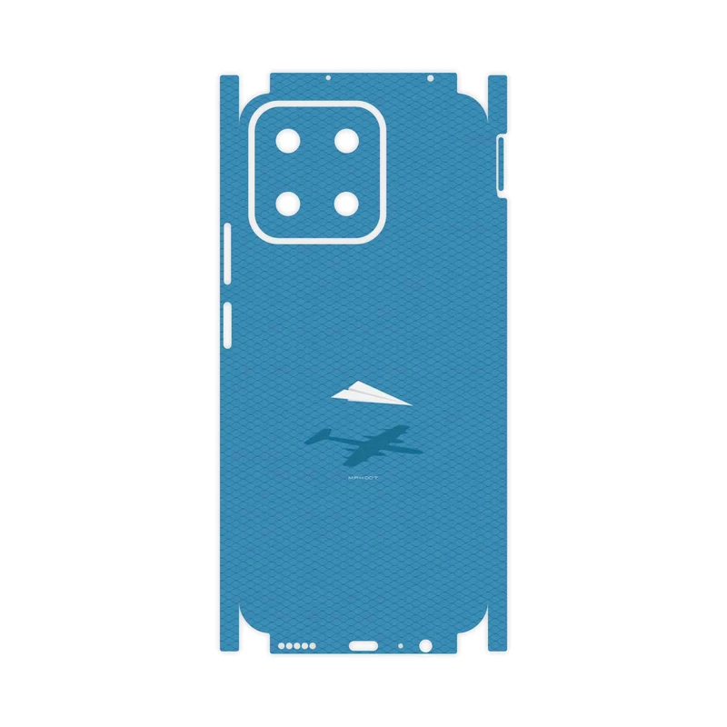 برچسب پوششی ماهوت مدل Minimal Paper Airplane-FullSkin مناسب برای گوشی موبایل آنر X7c