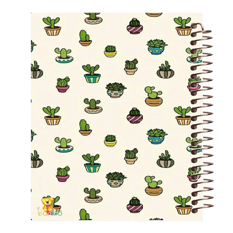 دفتر مشق 100 برگ بانیبو طرح کاکتوس کد 234