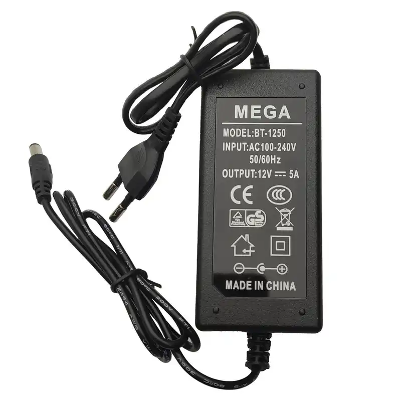 آداپتور 12 ولت 5 آمپر مگا مدل BT-1250