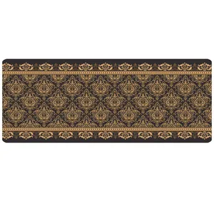 پادری مدل جلوسینکی سه لایه رویه مخمل طرح فرش کد A305 سایز 110x45 سانتی متر
