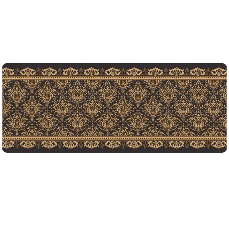 پادری مدل جلوسینکی سه لایه رویه مخمل طرح فرش کد A305 سایز 110x45 سانتی متر