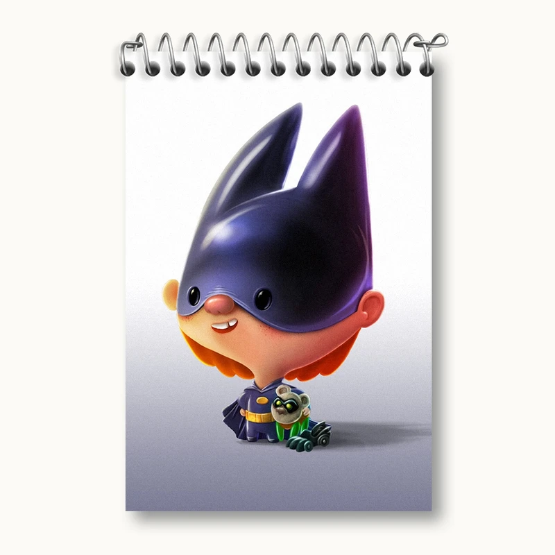 دفتر یادداشت 50 برگ خندالو مدل بتمن (Batman) کد F392