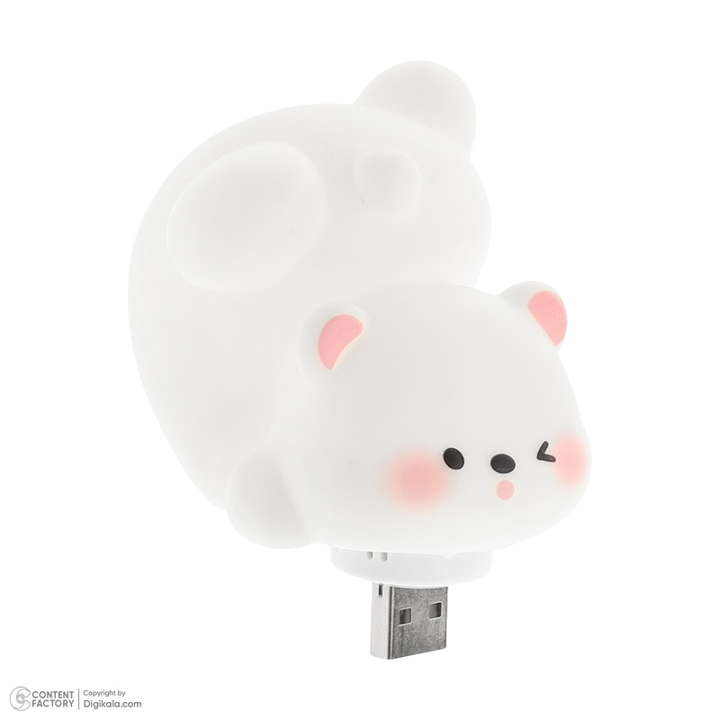 چراغ خواب USB مدل USB Voice light طرح خرس قطبی