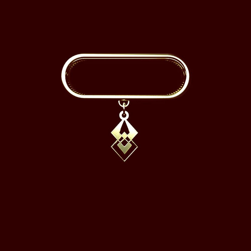 آویز ساعت طلا 18 عیار زنانه مدوپد مدل هندسی کد SF1-1492