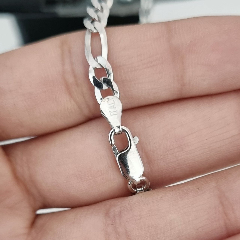 زنجیر نقره مردانه لیردا مدل فیگارو zng 13.7 زنجیر نقره مردانه لیردا مدل فیگارو zng 13.7