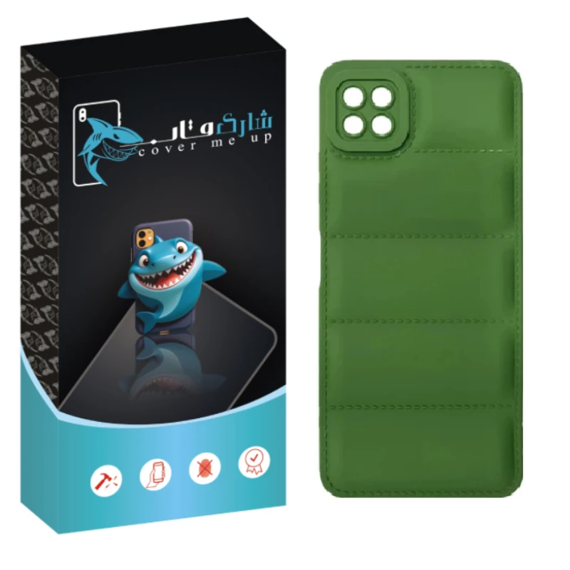 کاور شارک قاب مدل پافری مناسب برای گوشی موبایل سامسونگ Galaxy A22 5G