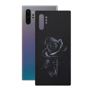 Remax cover sticker Leth model black rose design suitable for Samsung Galaxy Note 10 Plus mobile phone