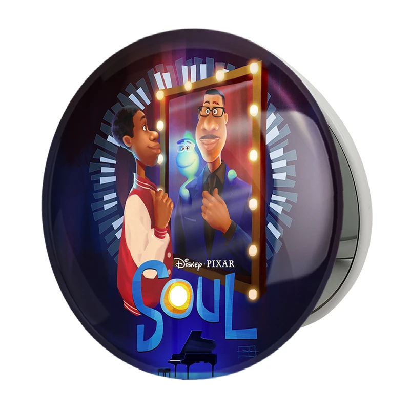 آینه جیبی خندالو طرح انیمیشن روح Soul مدل تاشو کد 3398 