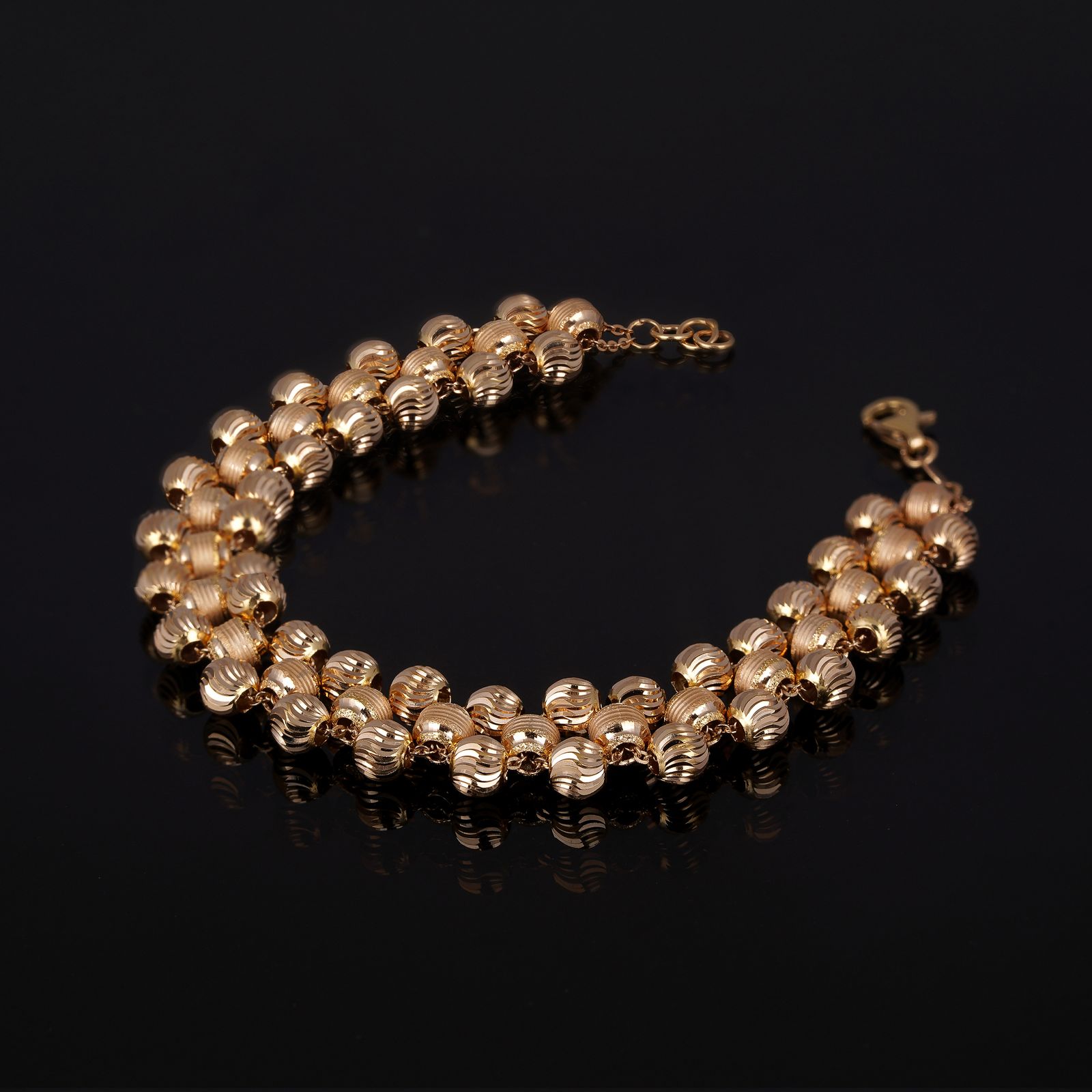 دستبند طلا 18 عیار زنانه جواهری سون مدل 4347 -  - 2