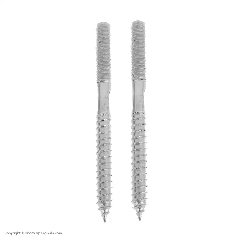 پیچ و مهره و رول پلاک مدل DN-4000323 مجموعه 10 عددی