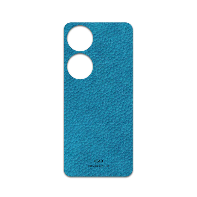 برچسب پوششی ماهوت مدل Blue-Leather مناسب برای گوشی موبایل آنر X7b