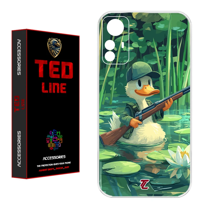 کاور تد لاین طرح اردک کد 1123 مناسب برای گوشی موبایل شیائومی Redmi Note 12S