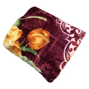 پتو نرمینه بافت مدل نگین کد NN4329 سایز 215x235 سانتی متر