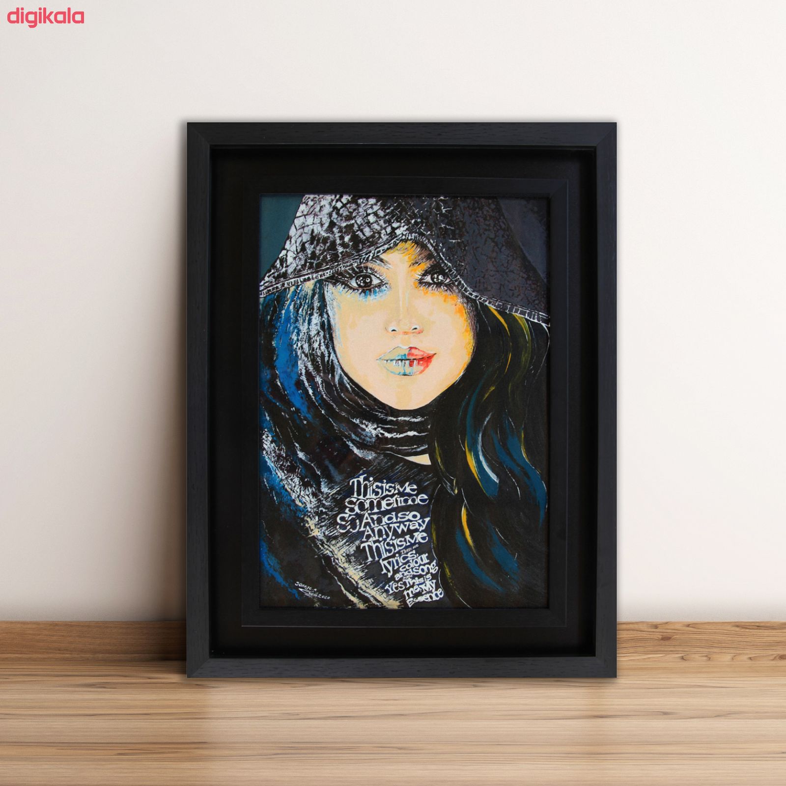 تابلو نقاشی مدل چهره خویشتن کد s1