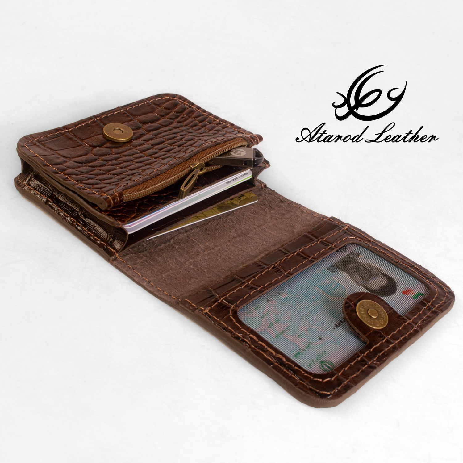 جاکارتی چرم عطارد مدل چرم طبیعی کد DPR04 -  - 8