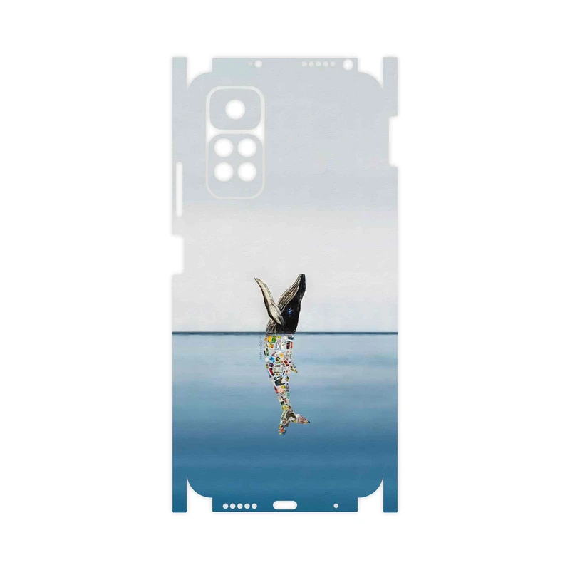برچسب پوششی ماهوت مدل Collage of Sea Trash-FullSkin مناسب برای گوشی موبایل شیائومی Redmi Note 11S