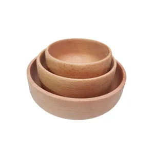 کاسه مدل چوبی کد Rash 00 مجموعه 3 عددی