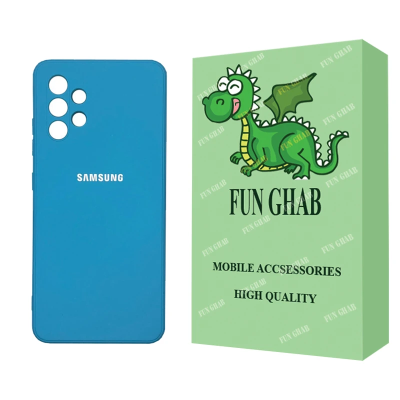 کاور فان قاب مدل سیلیکونی مناسب برای گوشی موبایل سامسونگ Galaxy A32 4G
