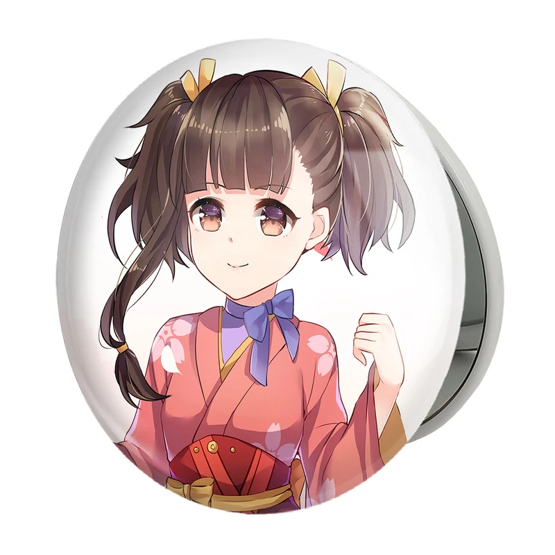 آینه جیبی خندالو طرح مومی انیمه کابانری (Kabaneri) مدل تاشو کد 35987