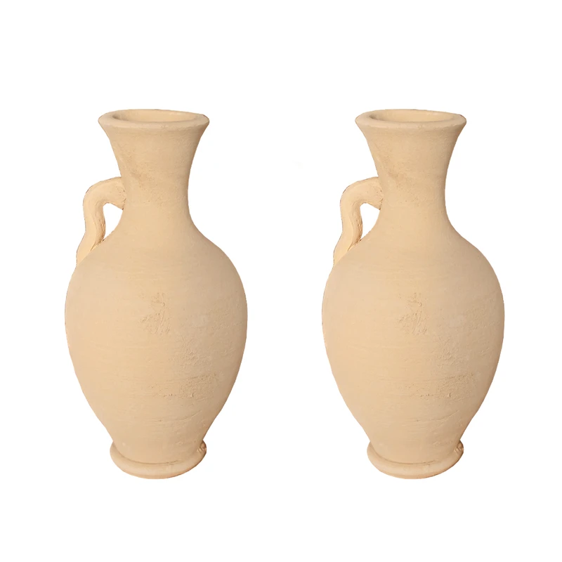 کوزه سفالی مدل مینیاتوری کد DD بسته ۲ عددی