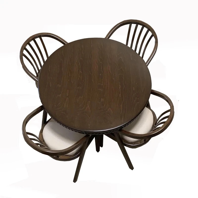 میز و صندلی ناهارخوری 4 نفره مدل سبدی sabad04