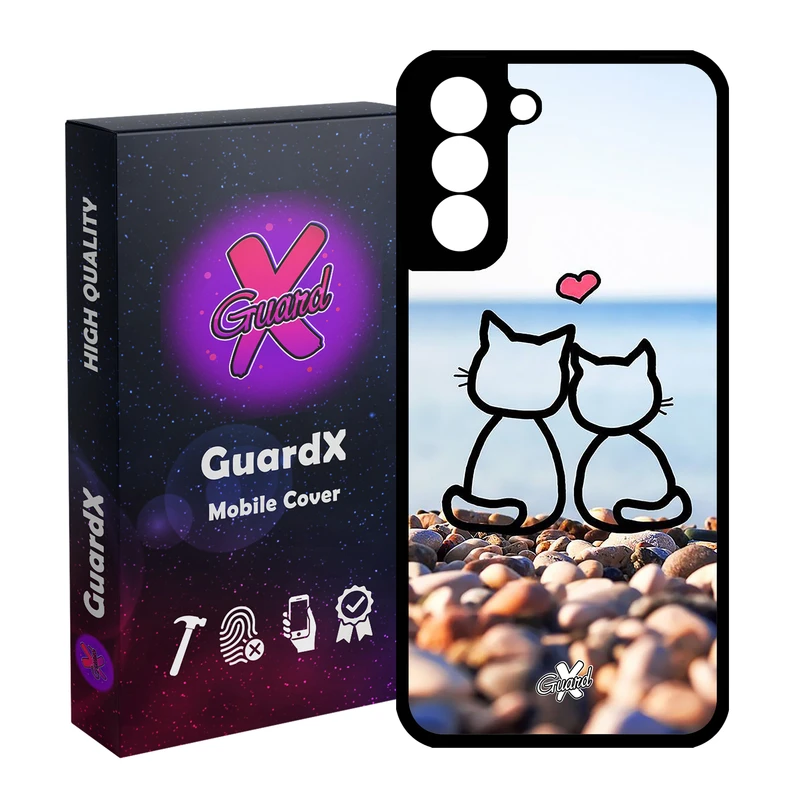 کاور گارد ایکس طرح Love مدل Glass10016 مناسب برای گوشی موبایل سامسونگ Galaxy S21 FE