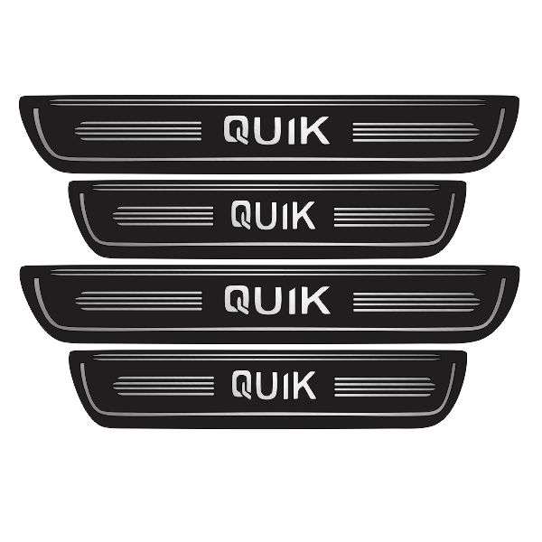 پارکابی خودرو آداک مدل  چرم کد PQuik مناسب برای کوئیک مجموعه 4 عددی