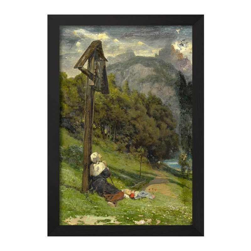 تابلو خندالو مدل نقاشی آرولید اثر ارنست استوکلبرگ کد F12477