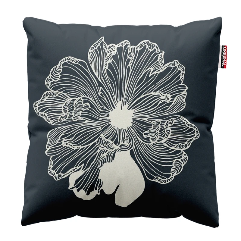 کوسن پاد آفرین مدل گل و برگ کد PK403185 سایز 40*40 سانتی متر