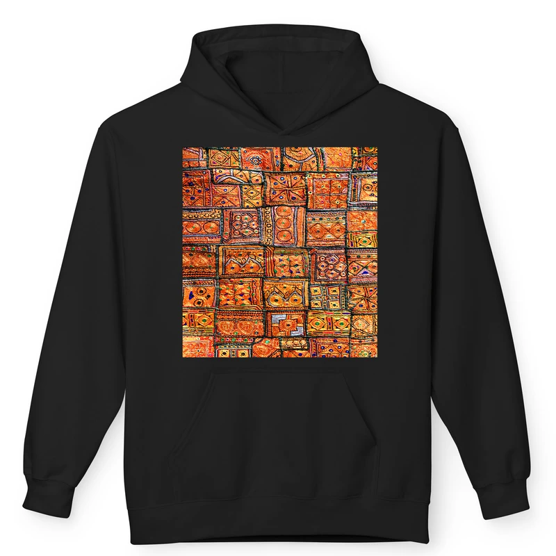 هودی زنانه پاد آفرین مدل فرش و گلیم و کاشی کد 1015