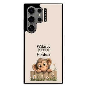AKAM AMC-WSGS24U-ANIMALS QOUTES-26 Cover For Samsung Galaxy S24 Ultra