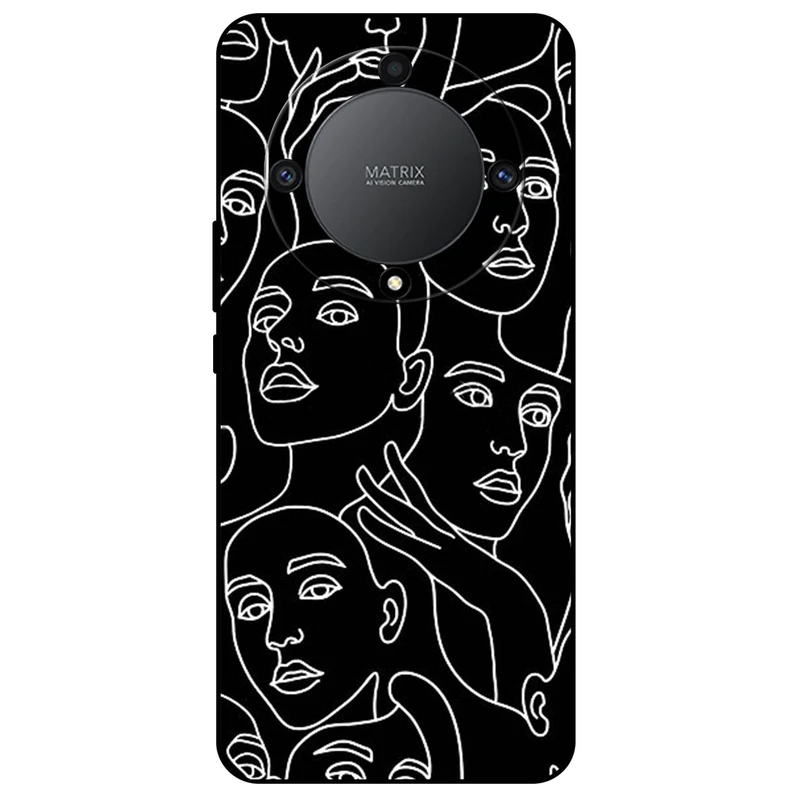 کاور مگافون طرح دخترانه مدل 7762 مناسب برای گوشی موبایل آنر Magic 5 Lite      