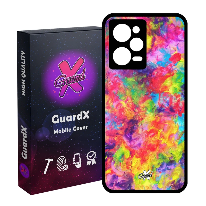 کاور گارد ایکس طرح رنگی مدل Glass10390 مناسب برای گوشی موبایل شیائومی Redmi Note 12 Pro 5G/Poco X5 Pro 5G/Note 12 Pro Pro speed