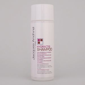 شامپو تقویت کننده مو ژاک آندرل پاریس مدل HYDRACTIS حجم 200 میلی‌لیتر، حاوی پروتئین هیدرولیز شده ابریشم طبیعی، افزایش رطوبت و مقاومت مو، ضد شوره و ریزش، محافظت با ویتامین E
