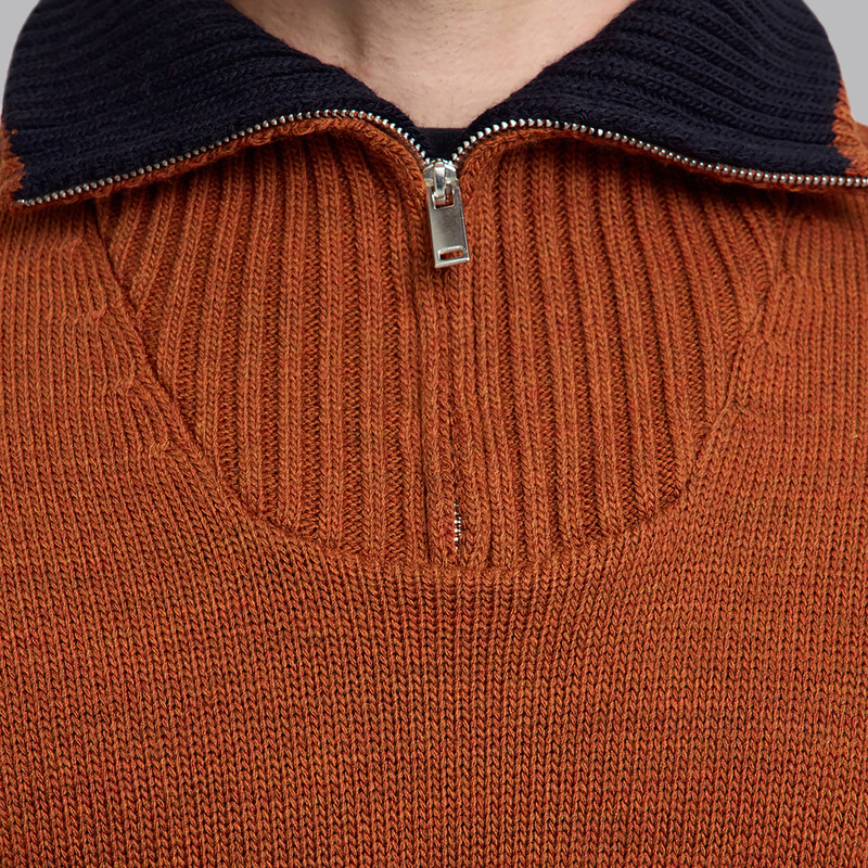 پلیور یقه برگردان مردانه مدل 820033038 طرح ترندیول