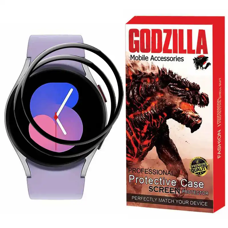محافظ صفحه نمایش گودزیلا مدل G-PMMA مناسب برای ساعت هوشمند سامسونگ Watch 5 44mm بسته 2 عددی