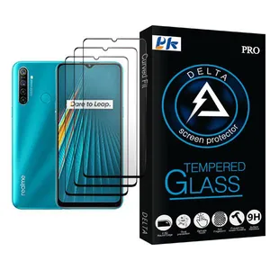 PK Delta Glass MIX003 Screen Protector For Realme 5i Pack Of 3
