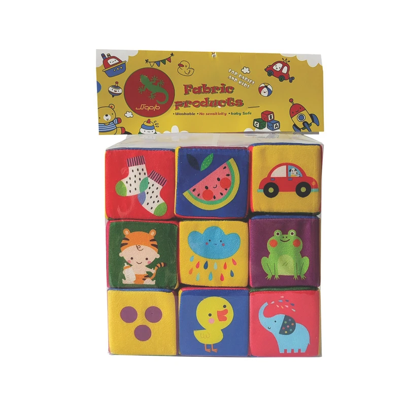 بازی آموزشی مدل مکعب ابری مفاهیم و اشکال بسته 9 عددی 